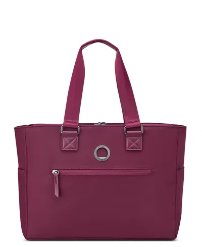 Delsey Paris Victoire Tote Bag In Burgundy