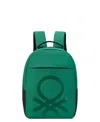 Delsey Paris X United Colors Of Delsey Fabrica Round Backpack In Green