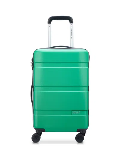 Delsey Paris X United Colors Of Delsey Now 19" Carry-on Spinner In Green