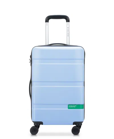 Delsey Paris X United Colors Of Delsey Now 19" Carry-on Spinner In Light Blue
