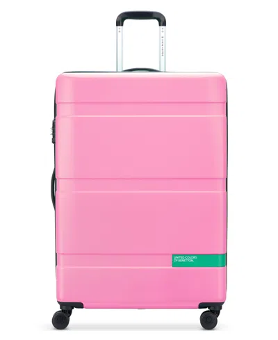 Delsey Paris X United Colors Of Delsey Now 27" Upright Spinner In Light Pink