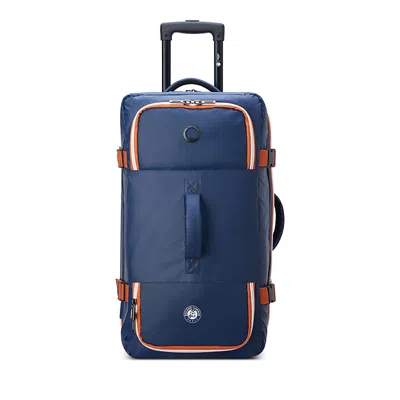Delsey Raspail Roland Garros 24 Rolling Duffle Bag In Blue