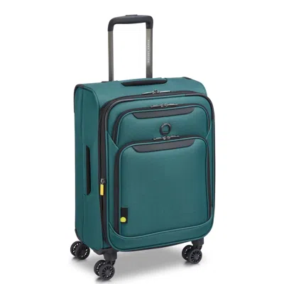 Delsey Sky Max 3.0 Expandable Carry-on Spinner In Green