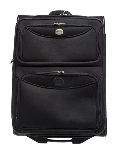 Pre-owned Delsey Suitcase In Black