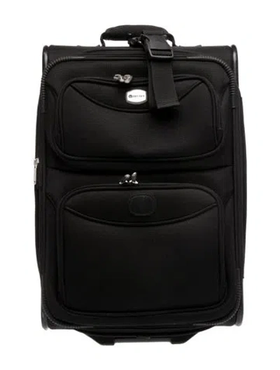 Pre-owned Delsey Suitcase In Black