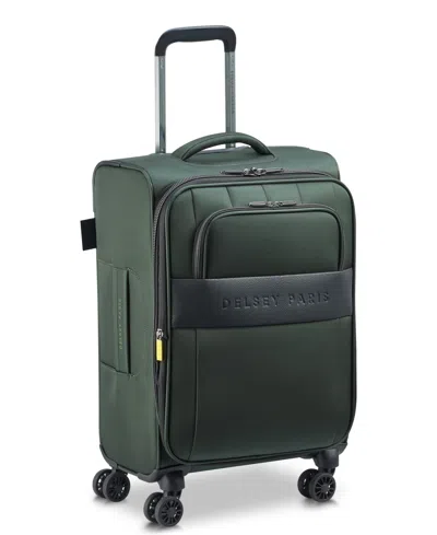 Delsey Tour Air Expandable 20" Spinner Carry-on In Green