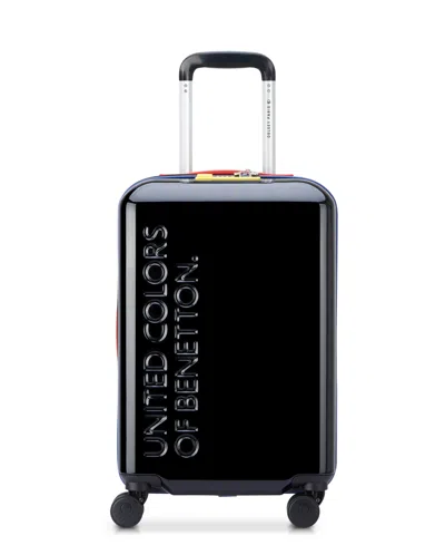Delsey United 19" Carry-on Spinner In Black