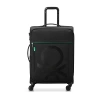 Delsey United Colors Of Benetton X  Paris Color Block 23" Softside Luggage In Black