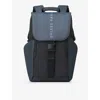 Delsey Womens Black Securflap Logo-print Woven Backpack In Black