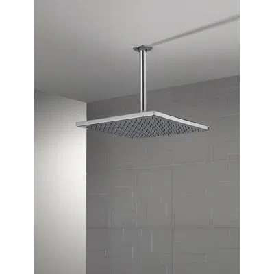 Delta 12-inch Single-spray Raincan Shower Head In Chrome