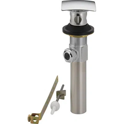 Delta 1.31" Pop-up Bathroom Sink Drain With Overflow In Chrome