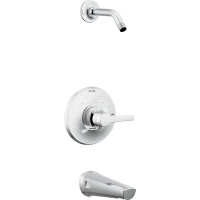 Delta 14 Series Tub & Shower Trim - Less Head In Lumicoat Chrome