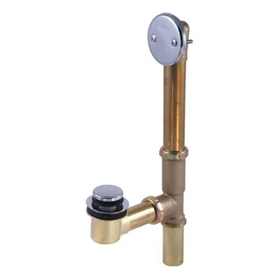 Delta 1.5" Leg Tub Drain With Overflow In Chrome