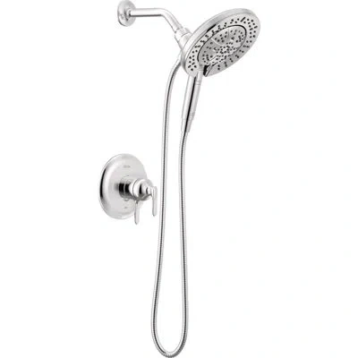 Delta 17 Series Shower Trim With In2ition Shower Head In Lumicoat Chrome