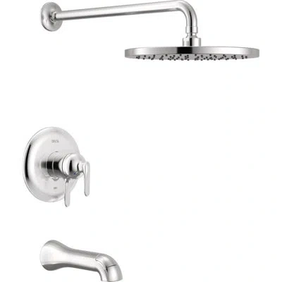 Delta 17 Series Tub Shower Trim In Lumicoat Chrome