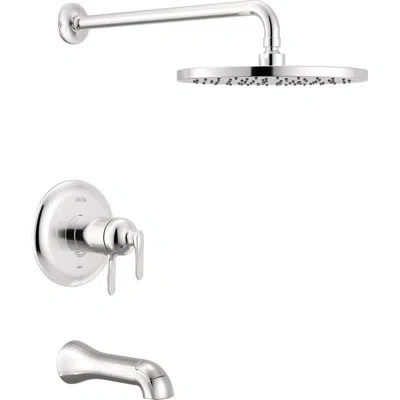Delta 17t Series Tub Shower Trim In Lumicoat Chrome