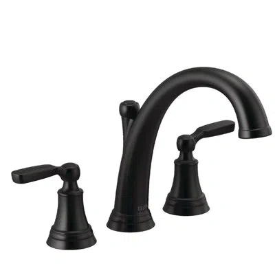 Delta 2 Tub Faucet In Matte Black