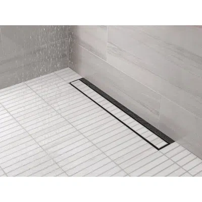 Delta 24" Linear Shower Drain Wall Edge In Chrome