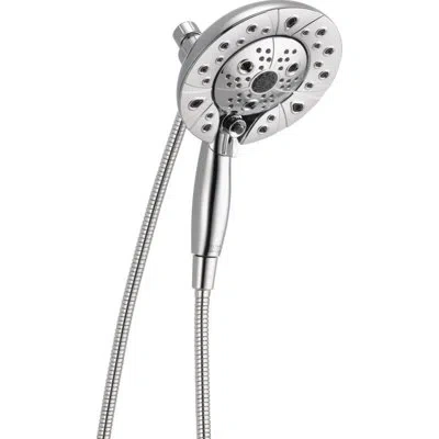 Delta 2.5 Gpm Rain Dual Shower Head With H2okinetic Technology In Chrome