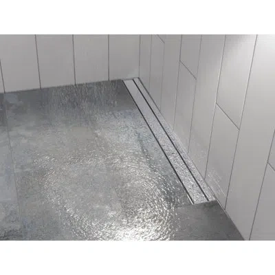 Delta 36" Reversible Linear Shower Drain Trim In Chrome