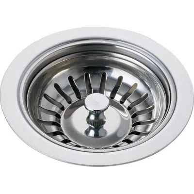 Delta 4.5" Basket Strainer In Chrome