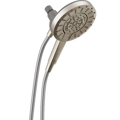 Delta 5-setting In2ition 2-in-1 Dual Shower Head With Handheld High Pressure Proclean Spray 1.75 Gpm In Spotshield Brushed Nickel
