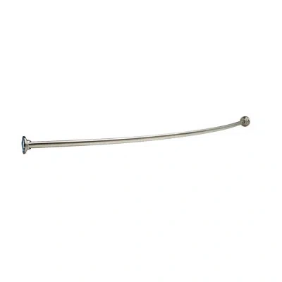 Delta 60" Curved Shower Curtain Rod In Brilliance Stainless