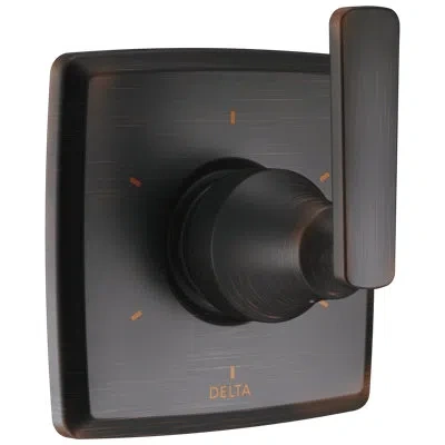Delta 6-setting 3-port Diverter Trim In Silver