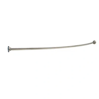 Delta 72" Curved Fixed Shower Curtain Rod In Stainless