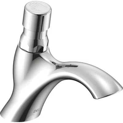 Delta 87t Series Metering Faucet In Chrome