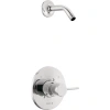 Delta Angular Complete Shower System In Chrome