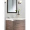 Delta Angular Single Hole Bathroom Faucet With Drain Assembly In Chrome