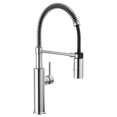 Delta Antoni Pro Commercial Pull Down Sprayer Kitchen Sink Faucet In Chrome