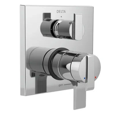 Delta Ara 6.81" W X 7.81" H Faucet Trim In Chrome