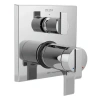 Delta Ara Angular Modern Tempassure 17t Series Volume Control Valve Trim In Chrome