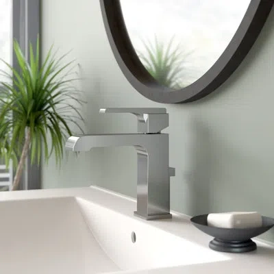 Delta Ara Single Hole Bathroom Faucet With Drain Assembly In Chrome