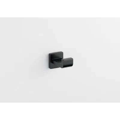 Delta Ara Single Towel Hook Bath Hardware Accessory In Matte Black