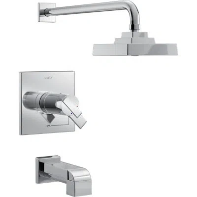 Delta Ara ® Tub And Shower Trim With Lever Handle And Tempassure In Chrome
