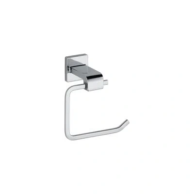 Delta Ara Wall Mount Open Square Toilet Paper Holder Bath Hardware Accessory In Polished Chrome