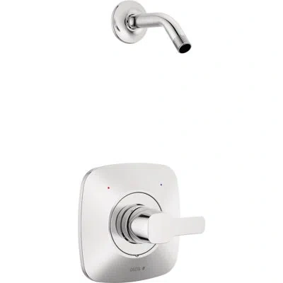 Delta Arata Complete Shower System In Silver