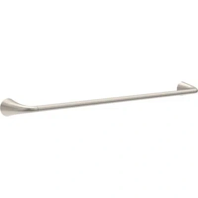 Delta Arvo 18 In. Wall Mount Towel Bar With 6 In. Extender Bath Hardware Accessory In Brushed Nickel