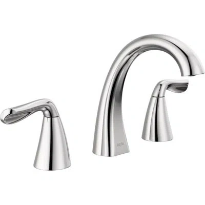 Delta Arvo Widespread Bathroom Faucet 3 Hole, 2-handle Bathroom Sink Faucet With Drain Assembly In Chrome
