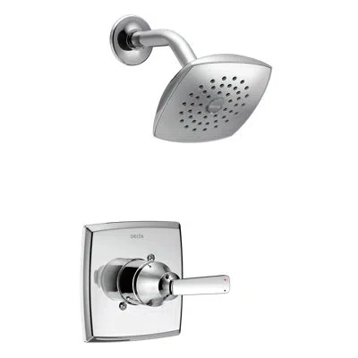 Delta Ashlyn 14 Series Single-function Shower Faucet Set, Shower Valve Trim Kit In Chrome