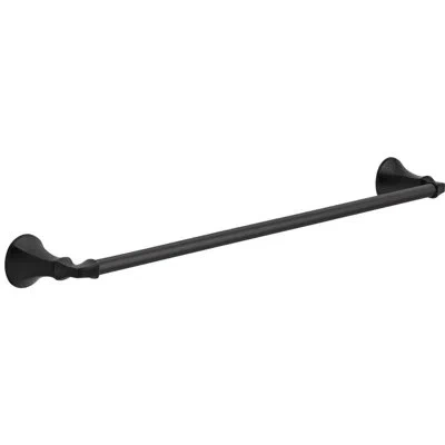 Delta Ashlyn 24 In. Wall Mount Towel Bar Bath Hardware Accessory In Black