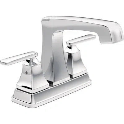 Delta Ashlyn Centerset Bathroom Faucet With Drain Assembly, 2-handle Bathroom Sink Faucet In Chrome