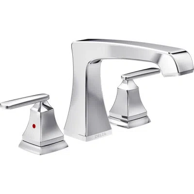 Delta Ashlyn Double Handle Deck Mounted Roman Tub Faucet Trim In Chrome