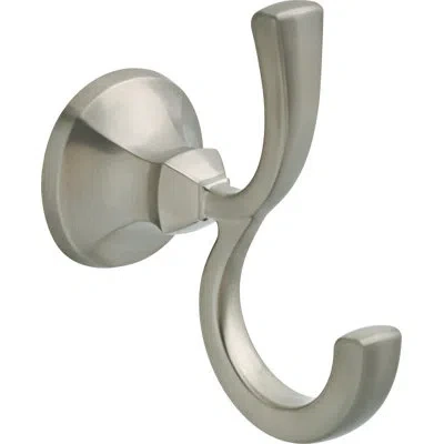 Delta Ashlyn Double Towel Hook Bath Hardware Accessory In Brilliance Stainless