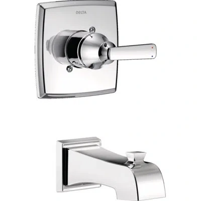 Delta Ashlyn Pressure-balanced (temperature Control Only) Tub And Shower Faucet In Chrome