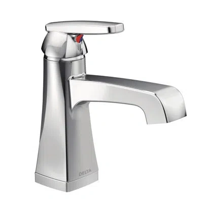 Delta Ashlyn Single Hole Bathroom Faucet With Drain Assembly, Single Handle Bathroom Sink Faucet In Chrome