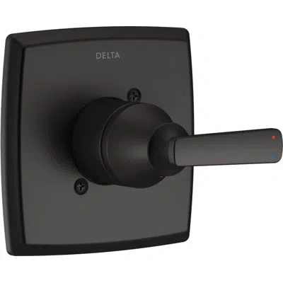 Delta Ashlyn Single-function Valve Trim Kit, Shower Handle Trim Kit In Matte Black